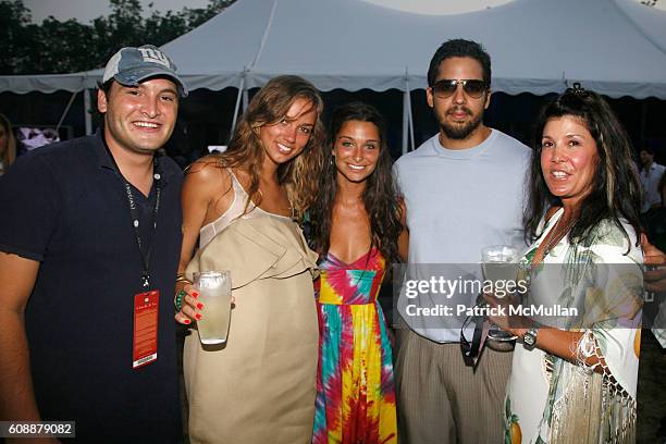 Mike Sokoloff, Danielle DeMarne, Candice Levy, David Blaine and Shelley Ross attend HAMPTON SOCIAL at ROSS Presents BILLY JOEL in Concert Sponsored...