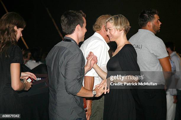 And Renee Zellweger attend HAMPTON SOCIAL at ROSS Presents BILLY JOEL in Concert Sponsored by SONY CIERGE at The Ross School on August 4, 2007 in...