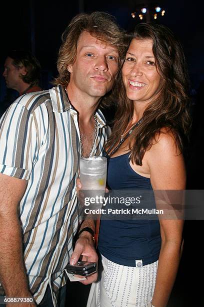 Jon Bon Jovi and Dorothea Bon Jovi attend HAMPTON SOCIAL at ROSS Presents BILLY JOEL in Concert Sponsored by SONY CIERGE at The Ross School on August...