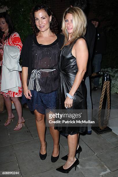 Delia Brown and Misha Anderson attend CITY MAGAZINE Celebrates 50th Issue at Soho Grand Hotel Courtyard on August 22, 2007 in New York City.