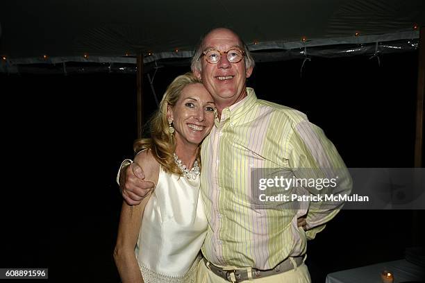 James Mcnaughton and Sacha Mcnaughton attend ULLA & KEVIN PARKER Host White End Of Summer Party at on August 31, 2007.