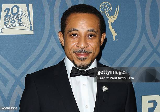 Actor Dale Godboldo attends the FOX Broadcasting Company, FX, National Geographic and Twentieth Century Fox Television's 68th Primetime Emmy Awards...