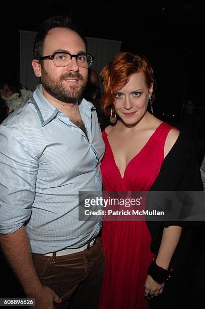 Babydaddy and Ana Matronic attend GUCCI and INTERVIEW MAGAZINE host premiere and after-dinner for THE DIVING BELL and the BUTTERFLY at Zeigfeld...