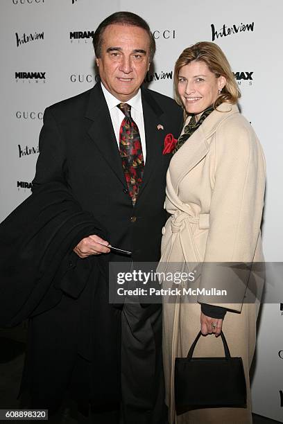 Tony Lo Bianco and Elizabeth Lo Bianco attend GUCCI and INTERVIEW MAGAZINE Host The Premiere Screening of The Diving Bell and The Butterfly at...