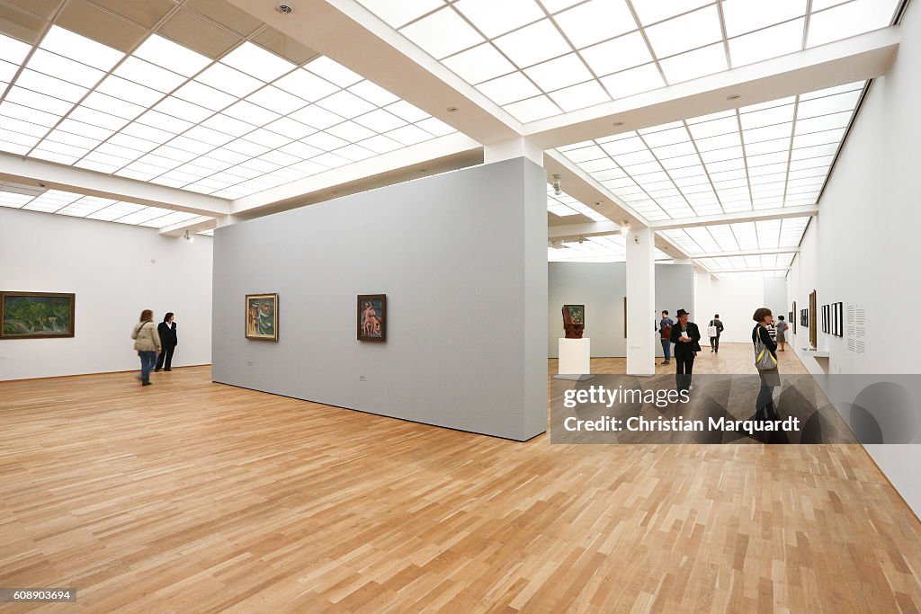 'Ernst Ludwig Kirchner. Hieroglyphen' Press Conference And Exhibition Preview In Berlin