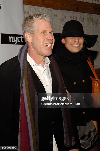 Ron Perlman and Blake Perlman attend The 17th Annual GOTHAM AWARDS at Steiner Studios on November 27, 2007 in New York City.