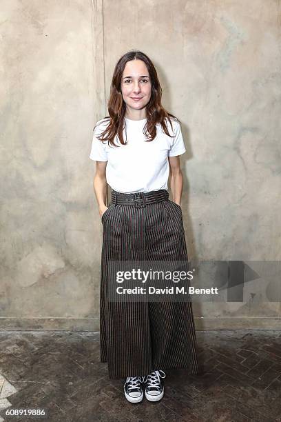 Serafina Sama attends the Isa Arfen presentation during London Fashion Week Spring/Summer collections 2017 on September 20, 2016 in London, United...