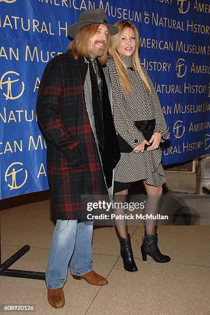 Tom Petty and Dana Petty attend THE AMERICAN MUSEUM OF NATURAL HISTORY Museum Gala at American Museum of Natural History on November 15, 2007 in New...