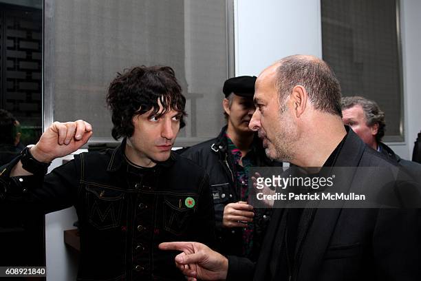 Jesse Malin and John Varvatos attend JOHN VARVATOS Hosts the Unveiling of a Rock Legend's Latest Creation, CREEM: America's Only Rock and Roll...