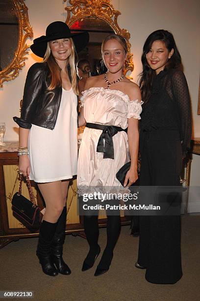 Kate Schelter, Chloe Sevigny and SuChin Pak attend CHLOE SEVIGNY, CARRIE IMBERMAN and MATTHEW IMBERMAN Host The Opening Of KENTSHIRE'S Newest Gallery...