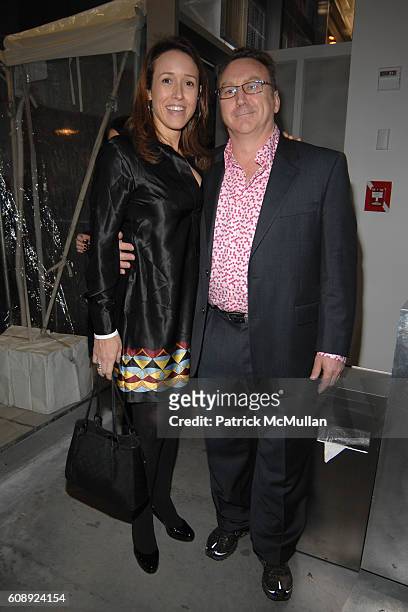 Susan Fleming and Steve Miller attend CALVIN KLEIN COLLECTION "First Look" of THE NEW MUSEUM on The BOWERY at The New Museum on The Bowery on...
