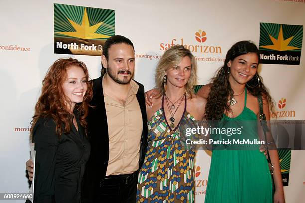 Nicole ?, Rodrigo Nava, Cecilia Rodhe and Yelena Noah attend SAFE HORIZON Hosts Their Annual Benefit In Celebration Of The Arts at Pier Sixty at...