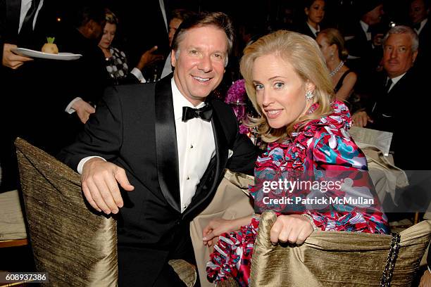 Bob Gianos and Amy Hoadley attend PHELOPHEPA 6th ANNUAL GALA at Gotham Hall on November 1, 2007 in New York City.