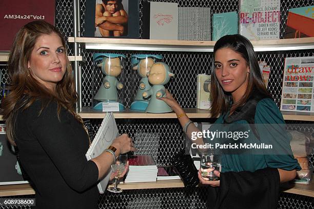 Beatrice Sanchez and Fernanda Gomez attend BOWERY BASH celebrating the grand opening of the NEW MUSEUM at New Museum N.Y.C. On November 30, 2007.