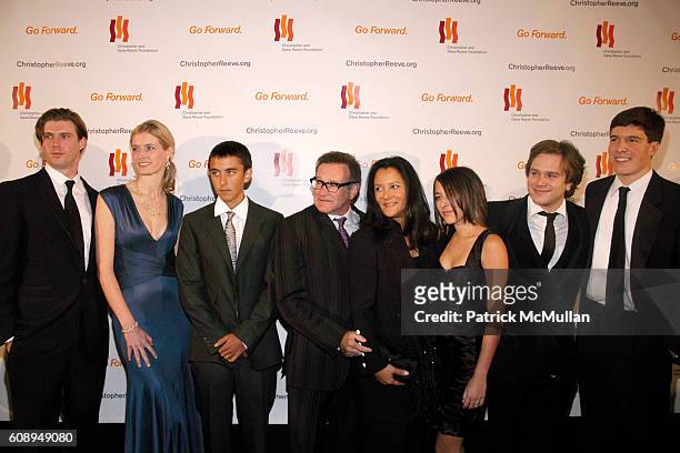 Matthew Reeve, Alexandria Reeve, Cody Williams, Robin Williams, Marsha Williams, Zelda Williams, Zachary Williams and Wil Reeve attend THE...