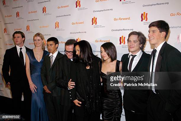 Matthew Reeve, Alexandria Reeve, Cody Williams, Robin Williams, Marsha Williams, Zelda Williams, Zachary Williams and Wil Reeve attend THE...