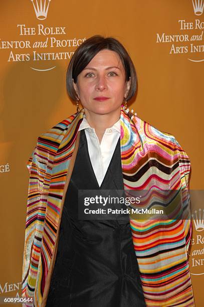 Donna Tartt attends ROLEX Mentor and Protege Arts Initative at Lincoln Center N.Y.C. On November 12, 2007.