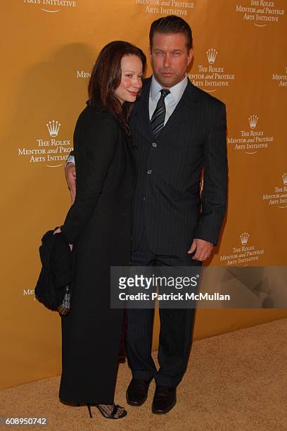 Kennya Baldwin and Stephen Baldwin attend ROLEX Mentor and Protege Arts Initative at Lincoln Center N.Y.C. On November 12, 2007.