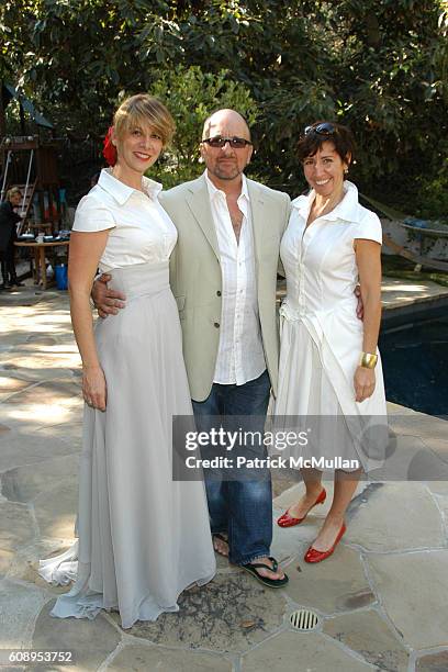 Ileana Angelo, Dave Angelo and Lisa Leone attend KEITH LISSNER Trunk Show at Private Residnece on November 10, 2007 in Bel Air, CA.