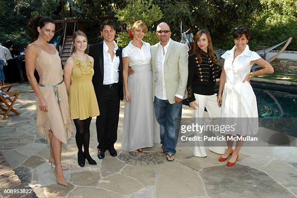Brooke Boisee, Danielle Marcus, Keith Lissner, Ileana Angelo, Dave Angelo, Jessica Trent and Lisa Leone attend KEITH LISSNER Trunk Show at Private...
