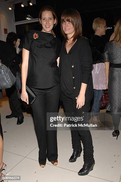 Jacqueline Sackler and Bronwyn Keenan attend CHLOE & VOGUE Celebrate the Madison Avenue Boutique re-opening with the GUGGENHEIM Museum's Young...