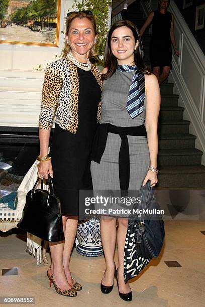 Sarah Wolfe and Whitney Wolfe attend RACHEL ROY Fall 2007 Collection Preview Party at The Townhouse at 20 East 63rd Street on May 17, 2007 in New...