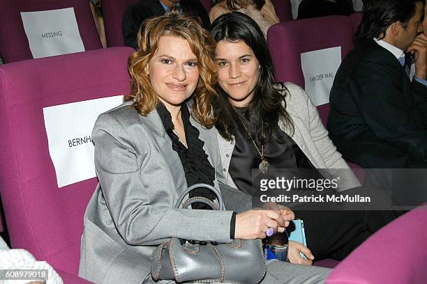 Sandra Bernhard and Sara Switzer attend THE CINEMA SOCIETY and THE WALL STREET JOURNAL host a screening of "Away from Her" at IFC Center on May 2,...