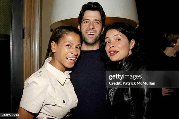 Simone Bent, Troy Garity and Zuleikha Robinson attend THE CINEMA SOCIETY and THE WALL STREET JOURNAL after party for "Away from Her" at Soho Grand...