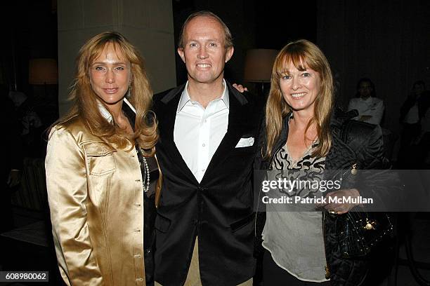 Patty Raynes, Mark Gilbertson and Kimberly DuRoss attend THE CINEMA SOCIETY and THE WALL STREET JOURNAL after party for "Away from Her" at Soho Grand...