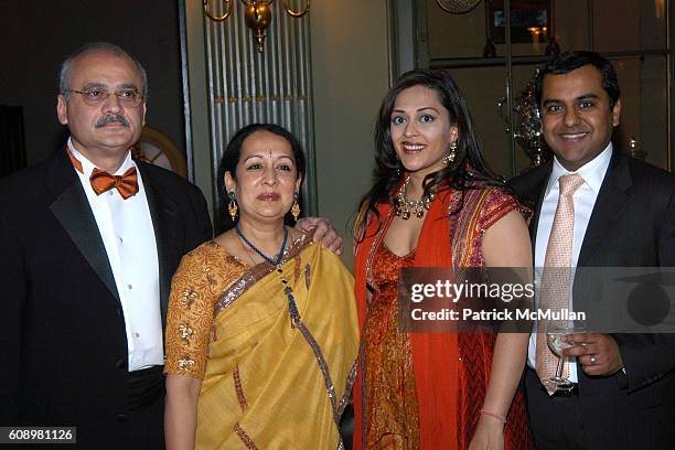 Bharat Bhise, Swati Bhise, Ritu Sahai-Mittal and Manish Mittal attend 3rd ANNUAL SANSKRITI BENEFIT at New York Racquet & Tennis Club on May 24, 2007...