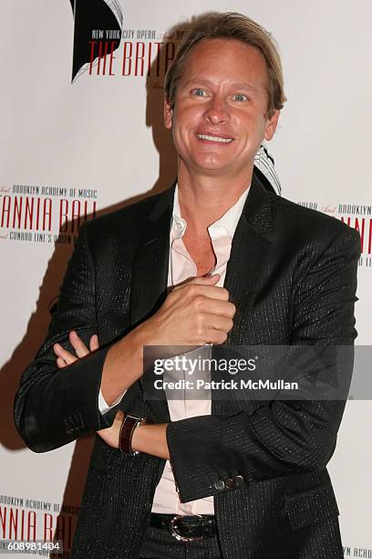 Carson Kressley attends Cunard Line Hosts The BRITANNIA BALL Aboard Queen Mary 2 To Benefit New York City Opera and Brooklyn Academy of Music at...