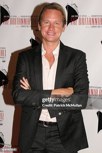 Carson Kressley attends Cunard Line Hosts The BRITANNIA BALL Aboard Queen Mary 2 To Benefit New York City Opera and Brooklyn Academy of Music at...