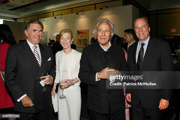 Fred Shuman, Stephanie Shuman, William Klein and Buzz Hartshorn attend The 23rd Annual INFINITY AWARDS at Pier 60 on May 14, 2007 in New York City.