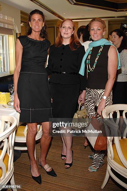 Somers Farkas, Anne Grauso and Muffie Potter Aston attend BERGDORF GOODMAN Lunch with Nina Ricci Designer: OLIVIER THEYSKENS hosted by ANNE GRAUSO at...