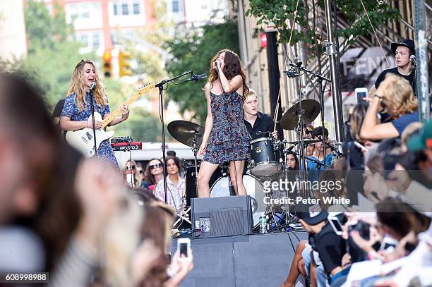 General view of the Rebecca Minkoff fashion show during New York Fashion Week at on September 10, 2016 in New York City.