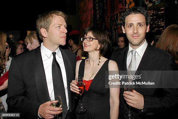 Jay Carney, Linda Luscombe and Josh Tyrontiel attend TIME Magazine's 100 Most Influential People 2007 at Jazz at Lincoln Center on May 8, 2007 in New...