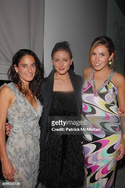 Dee Dee Sides, Olivia Palermo and Anya Assante attend NAOMI CAMPBELL helps OPERATION SMILE celebrate 25 years of smiles at 7 World Trade Center...