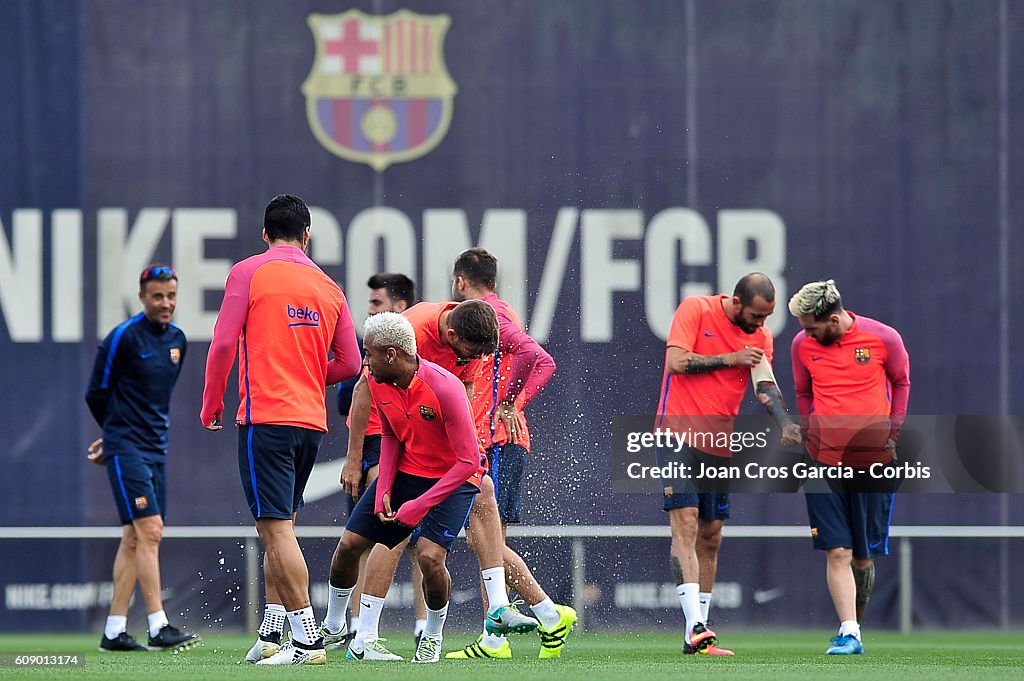 FC Barcelona Training session