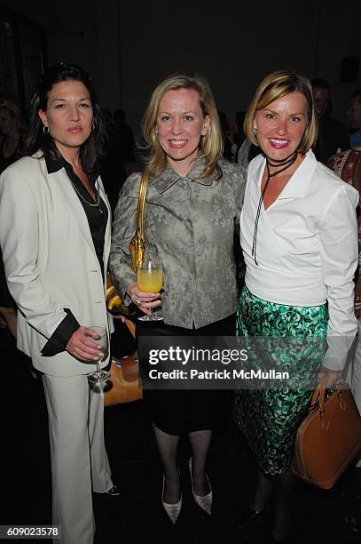 Tracy Cotton, Kelly Lovelace and Cathy Marsh attend DAVID YURMAN presents the DAVID YURMAN RACECAR and the Fall 2007 Men's Collection at Classic Car...