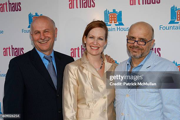 Ken Dudek, Nancy Sheppard and Joe Pantoliano attend ArtHAUS FOR FOUNTAIN HOUSE Sale of Photographs by FRANCESCO SCAVULLO to Benefit People with...