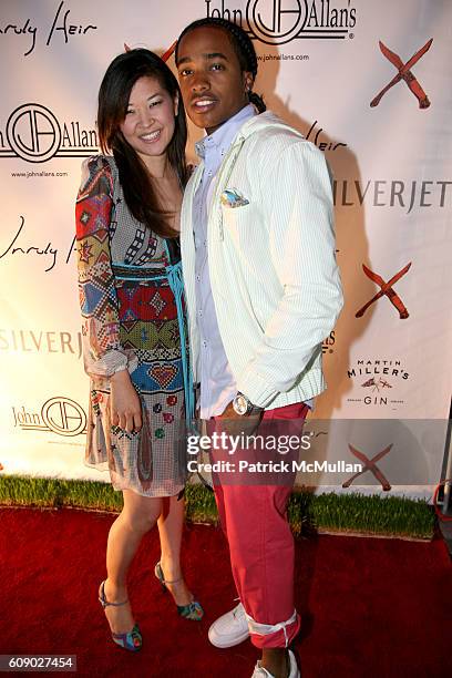 SuChin Pak and Esco Croswell attend UNRULY HEIR Private Launch Party at Bella's on May 9, 2007 in New York City.