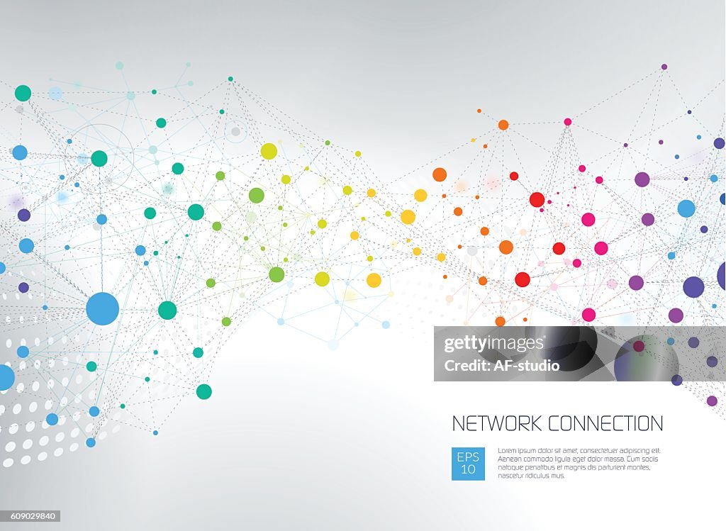 Abstract Network Background High-Res Vector Graphic - Getty Images