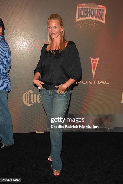 Natasha Henstridge attends MAXIM 8th annual HOT 100 party at Hotel Gansevoort N.Y.C. On May 16, 2007 in New York City.