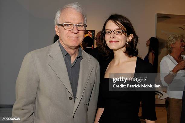 Steve Martin and Anne Springfield attend Metropolitan Opera's Art For Opera Hosted by Peter Gelb, General Manager at The Metropolitan Opera on May 6,...