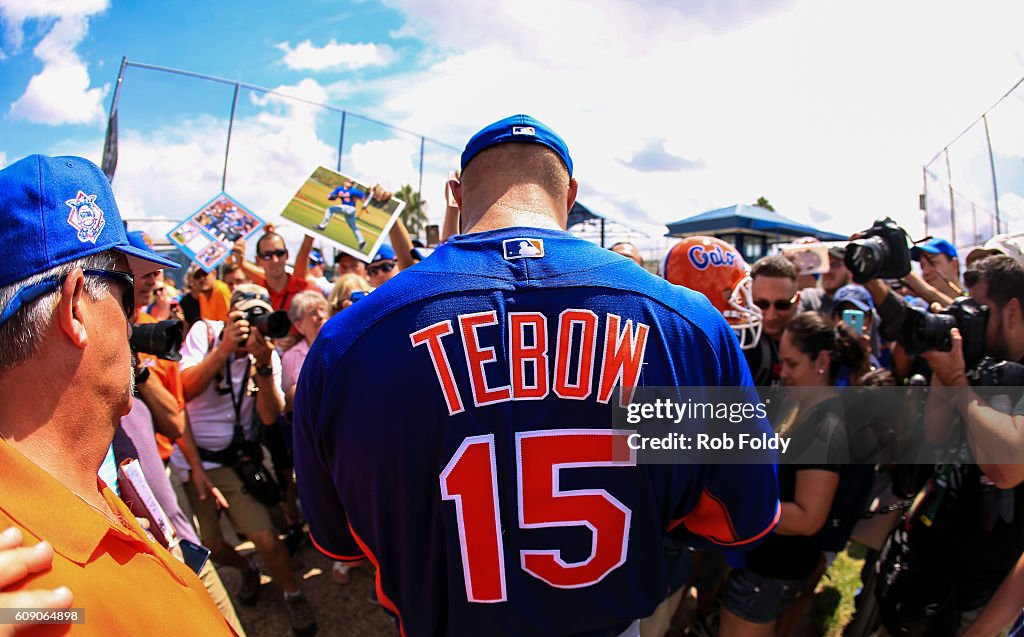 Tim Tebow Media Availability