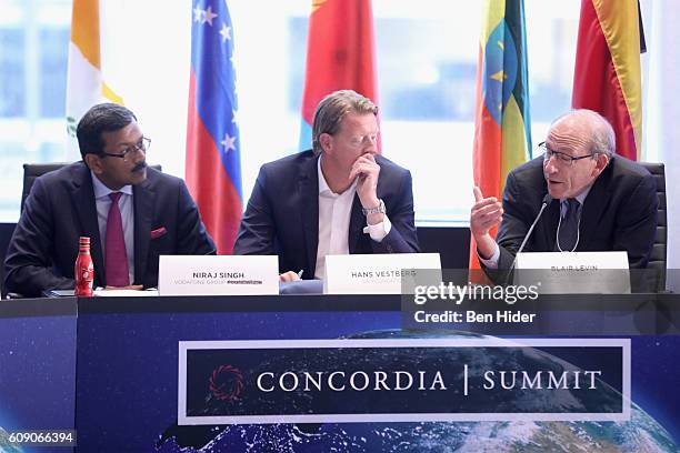 Global Head, International Public Sector at Vodafone Global Enterprise Niraj Singh, UN Foundation Board Member; Former CEO, Ericsson Hans Vestberg...