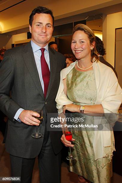Charlie Garnett and Linda Garnett attend ASPREY 225th Anniversary and the Opening of their new Flagship Store at Asprey on May 3, 2007 in New York...