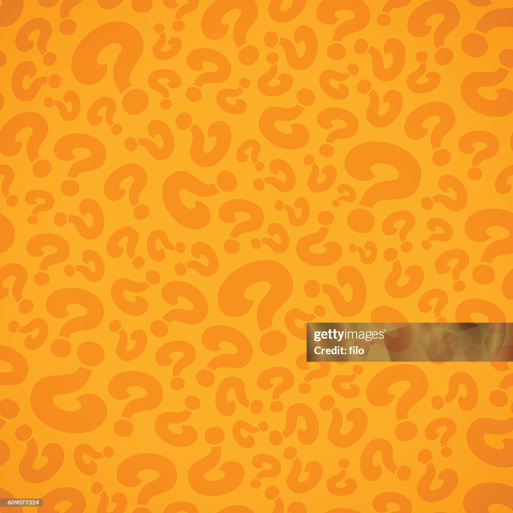 Seamless Question Mark Background