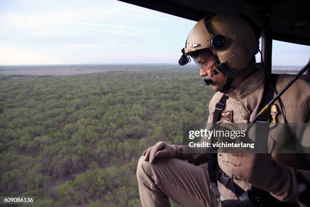 air and marine operations, mcallen, texas, sept. 22, 2016 - huey helicopter stock pictures, royalty-free photos & images