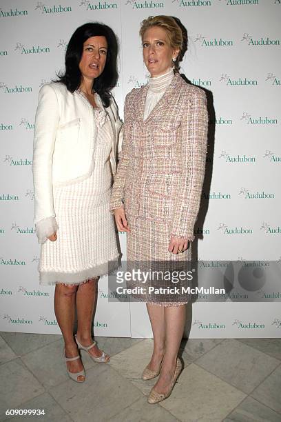 Laurie David and Deirdre Imus attend THE NATIONAL AUDUBON SOCIETY Presents the Rachel Carson Award at The Metropolitan Club on May 22, 2007 in New...
